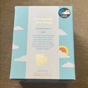 DAVIDsTEA Nordie Tea Mug with Infuser and Lid